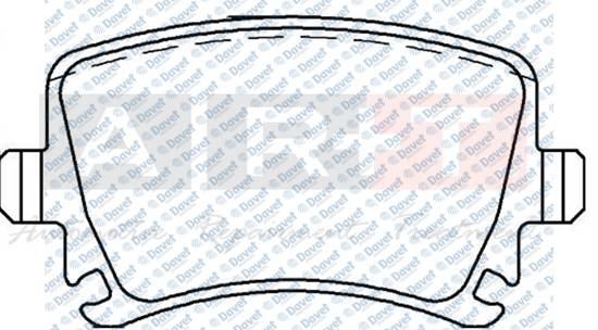 ART A06.1824 Fren Balatasi Arka Wva 24483 Q3 11- Superb 09-15 Golf V-Vi 03-13 Passat 05-14) Tiguan 07-18 Scirocco 08-